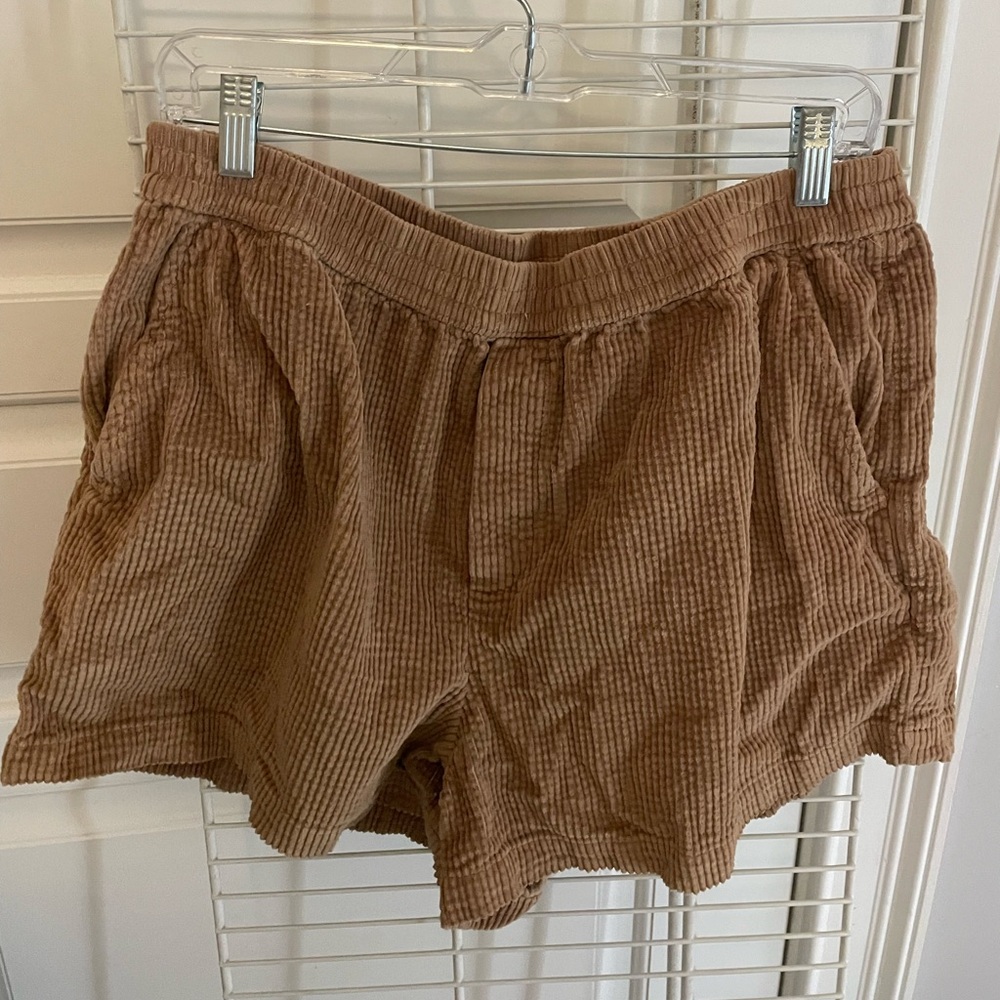aerie brown corduroy boxers
